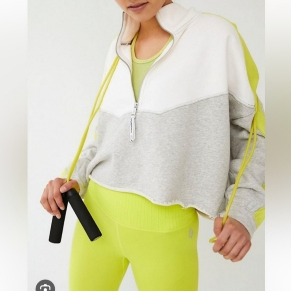 Free People Split Second Half Zip Pullover. NWT - image 5